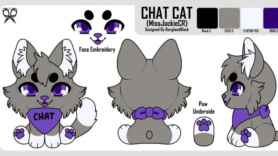 @missjackieart ✦ plush design (w/ barghestblackvt)